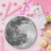 Launischer Vollmond Pappteller (Party)