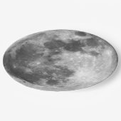 Launischer Vollmond Pappteller (Schrägansicht)
