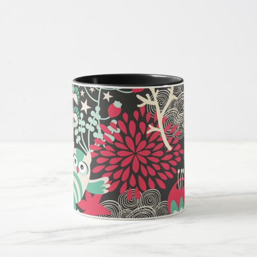 Launischer Waldkauz Tasse (Zentrum)