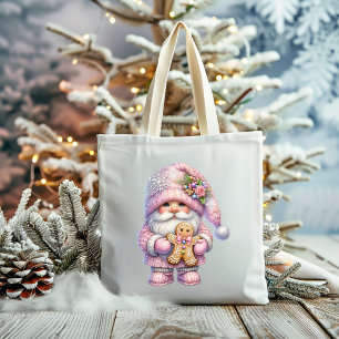 Launischer Weihnachts-Gnom aus Lebkuchen Tragetasche