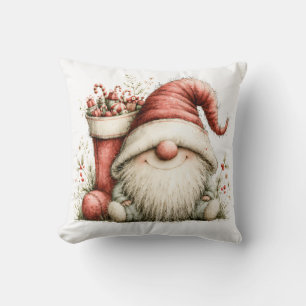Launischer Weihnachts-Gnom Kissen