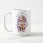 Launischer Weihnachts-Gnome aus Lebkuchen Kaffeetasse (Links)