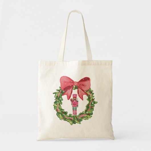 Launischer Weihnachtsmann-Weihnachtskranz Tragetasche (Vorne)