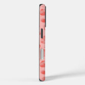 Launisches Erdbeermuster auf Rosa Case-Mate iPhone Hülle (Rückseite / Rechts)