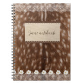 Launisches Hirsch-Notizbuch Notizblock (Vorderseite)