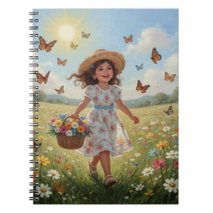 Launisches Mädchen Notizbuch Notizblock