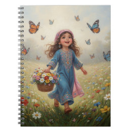 Launisches Mädchen Notizbuch Notizblock