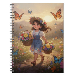 Launisches Mädchen Notizbuch Notizblock