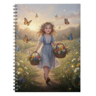 Launisches Mädchen Notizbuch Notizblock