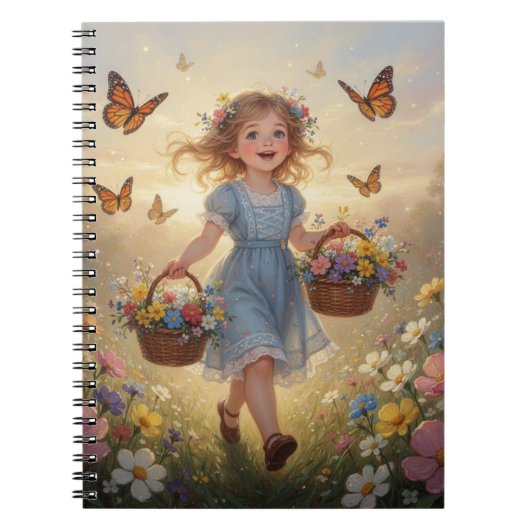 Launisches Mädchen Notizbuch Notizblock (Vorderseite)