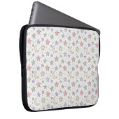 Launisches Mondsternmuster Laptopschutzhülle (Vorne Rechts)