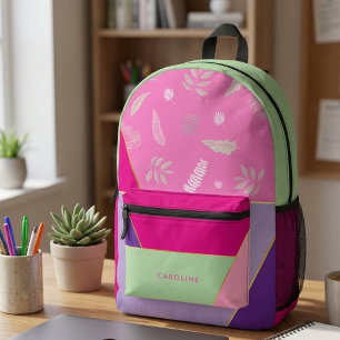 Launisches Muster Farbiges Modernes Trendiges  Bedruckter Rucksack