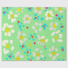 Launisches Pastell-Gänseblümchen-Blumen-Geschenkpa Geschenkpapier