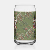 Launisches Patchwork-Weihnachts-Nussknacker-Trio Dosenglas (Rechts)
