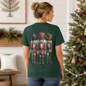 Launisches Patchwork-Weihnachts-Nussknacker-Trio T-Shirt
