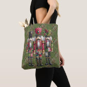 Launisches Patchwork-Weihnachts-Nussknacker-Trio Tasche (Von Nahem)