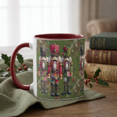Launisches Patchwork-Weihnachts-Nussknacker-Trio Tasse