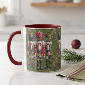 Launisches Patchwork-Weihnachts-Nussknacker-Trio Tasse