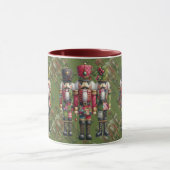 Launisches Patchwork-Weihnachts-Nussknacker-Trio Tasse (Zentrum)