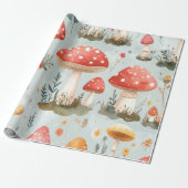 Launisches Pilz-Geschenkpapier Geschenkpapier (Ungerollt)