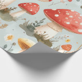 Launisches Pilz-Geschenkpapier Geschenkpapier (Ecke)