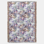 Launisches Pilzhäuschen-Muster (5) Decke (Vorderseite Vertikal)