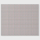 Launisches Schwanen-Blumenmuster Geschenkpapier (Flach)
