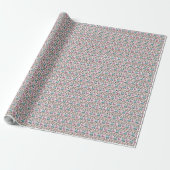 Launisches Schwanen-Blumenmuster Geschenkpapier (Ungerollt)