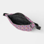 Launisches Vogelfloralmuster Bauchtasche (Offen)