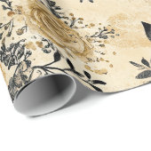Launisches Waldreh-Muster Geschenkpapier (Rolleneckpunkt)