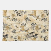 Launisches Waldreh-Muster Geschirrtuch (Horizontal)