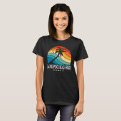 Launiupoko Beach Park Hawaii Beach Palm Tree Souve T-Shirt (Vorne ganz)