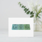 Laura als Lanthanum Uranium Radium Postkarte (Stehend Vorderseite)
