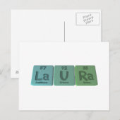 Laura als Lanthanum Uranium Radium Postkarte (Vorne/Hinten)
