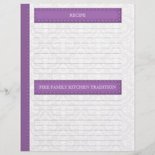 Laura Grstattdessen - Lila Grey Damask Rezepte (Rückseite)