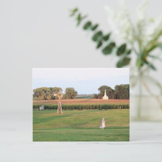Laura Ingalls Wilder Family Homestead in DeSmet SD Postkarte (Stehend Vorderseite)