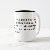 Laura Ingalls Wilder "The Long Winter" Quote Tasse (VorderseiteRechts)