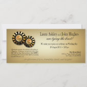 Laura & John Las Vegas Deluxe Wedding Einladung (Rückseite)