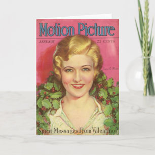 Laura LaPlante Weihnachtskarte Feiertagskarte