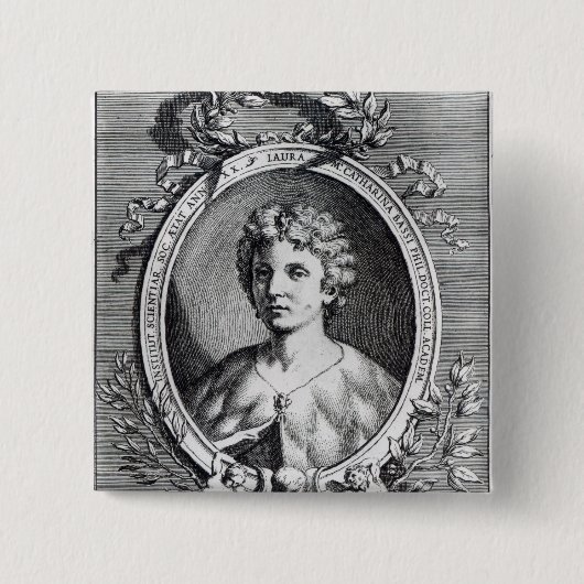 Laura Maria Caterina Bassi Button (Vorderseite)