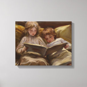 Laura Muntz Lyall - Interessante Geschichte Leinwanddruck