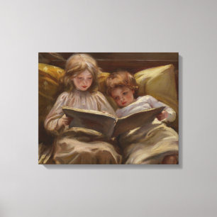 Laura Muntz Lyall - Interessante Geschichte Leinwanddruck