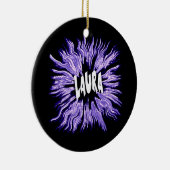 Laura Name Star Keramik Ornament (Rechts)