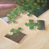 "Laura" Ölmalerei kleine Mädchen picken Blume Puzzle (Seite)