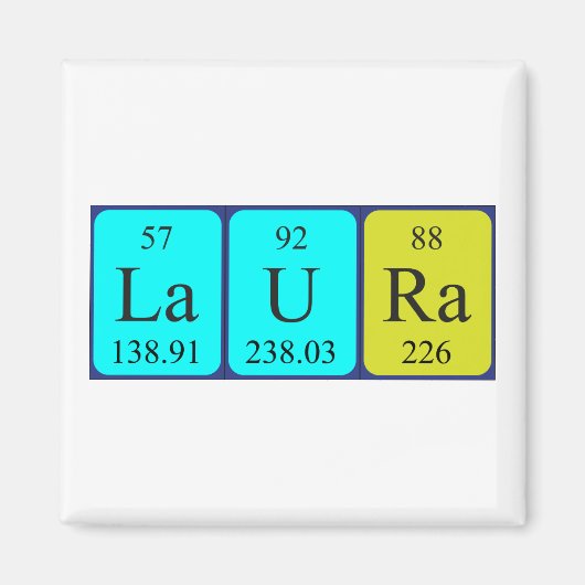 Laura Periodenmagnet Magnet (Vorne)
