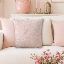 Laura 🌸 Sanftes Rosa Barock Blumenmuster