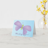 Laura-Schmetterling Karte (Gelbe Blume)