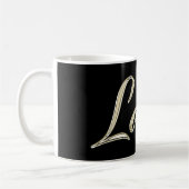 Laura white gold Handwriting Tasse Kaffeetasse (Links)