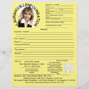 Laurah Guillen Foundation Medical Physical Form