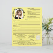 Laurah Guillen Foundation Medical Physical Form (Stehend Vorderseite)